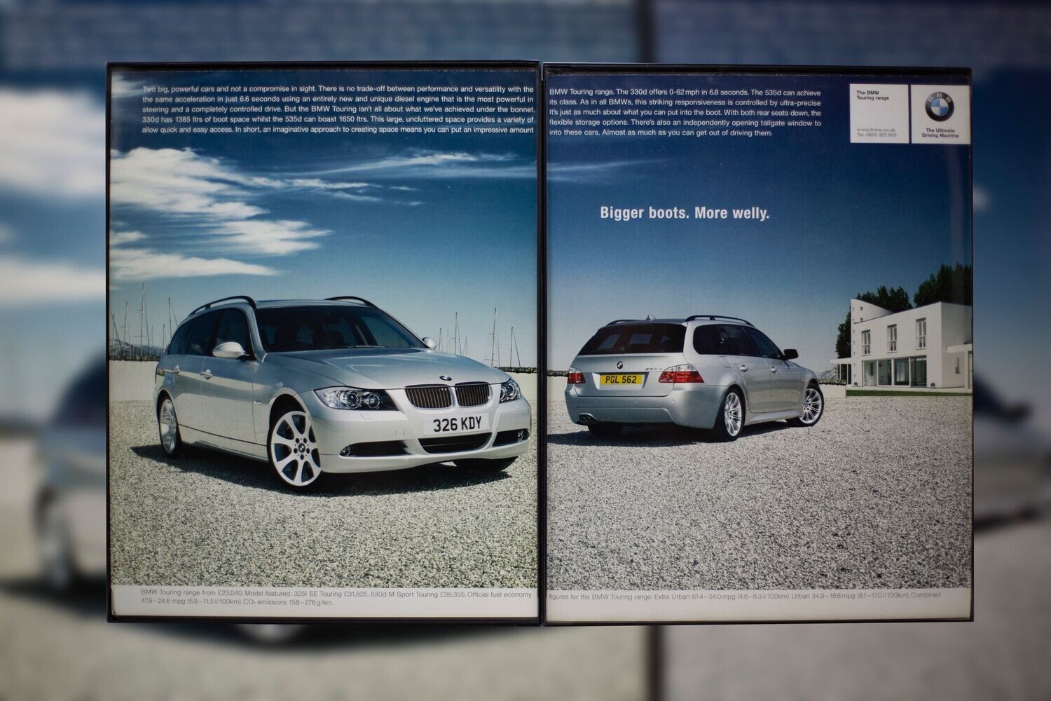 BMW Touring - More Welly. | Type Schrift