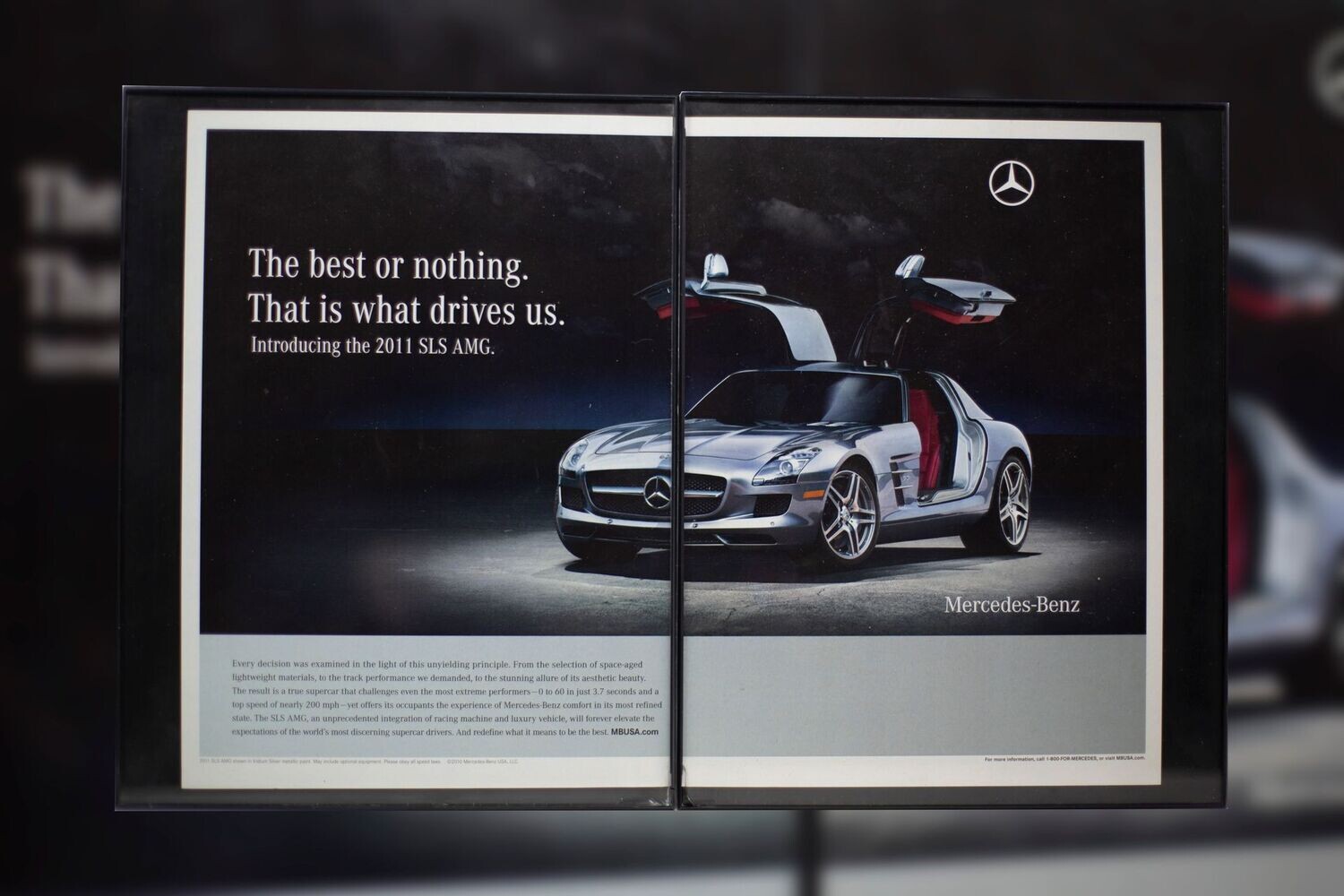 Mercedes Benz SLS AMG "The Best" | Type Schrift