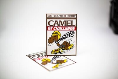 Camel GT Challenge Vintage Sticker | Type Schrift