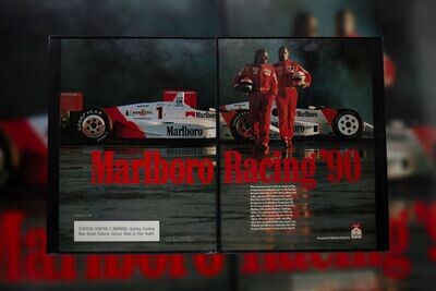 Marlboro Racing '90 - Dual | Type Schrift.