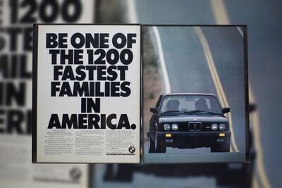 BMW E28 M5 - 1200 Fastest Families | Type Schrift