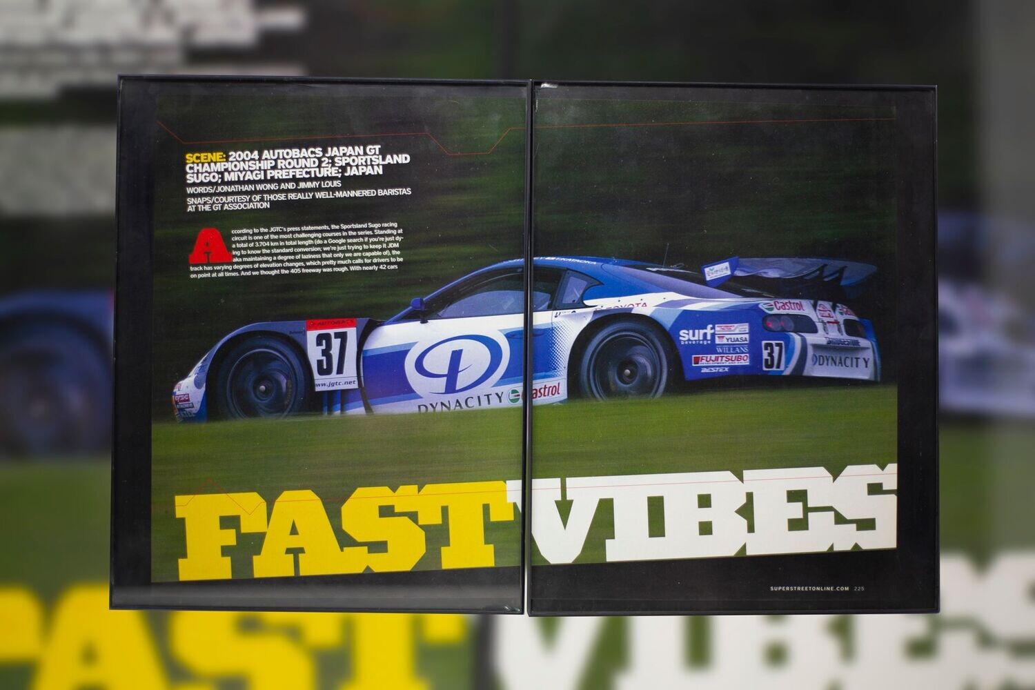 MK4 Supra - Japan GT Championship (JGTC) 2004 | Type Schrift