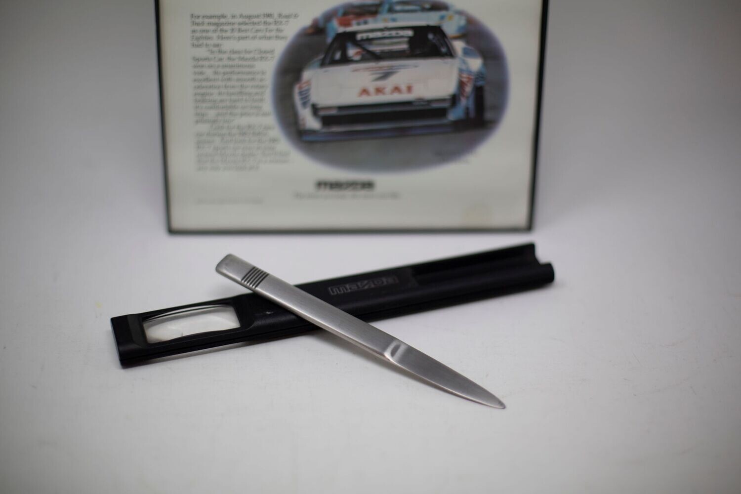 Mazda Motorsports - Letter Opener | Type Schrift