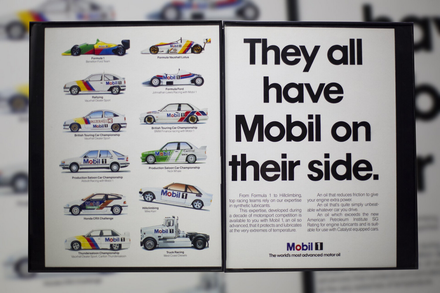 Mobil 1 - On their Side | Type Schrift
