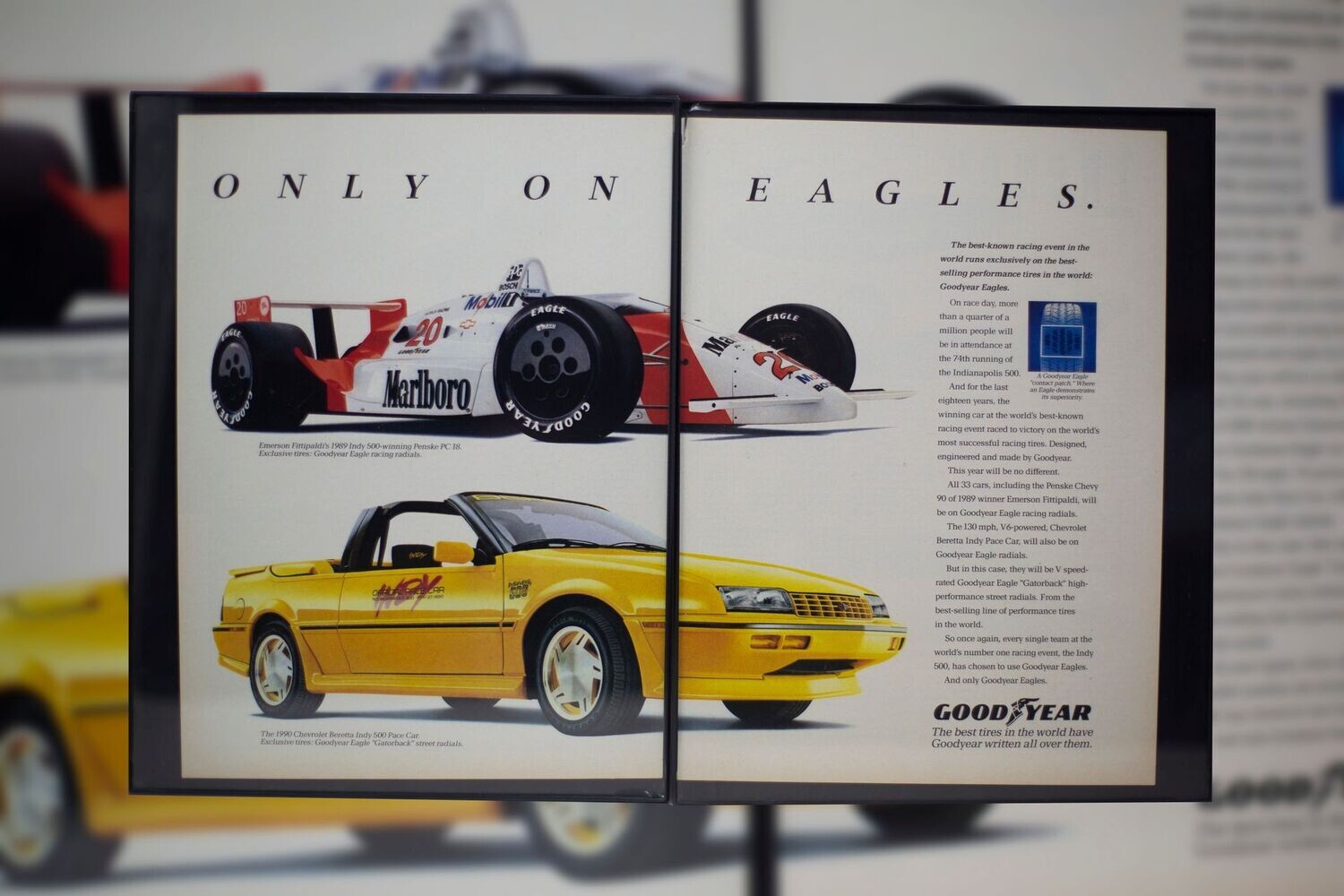 GoodYear Eagles - Marlboro INDY | Type Schrift