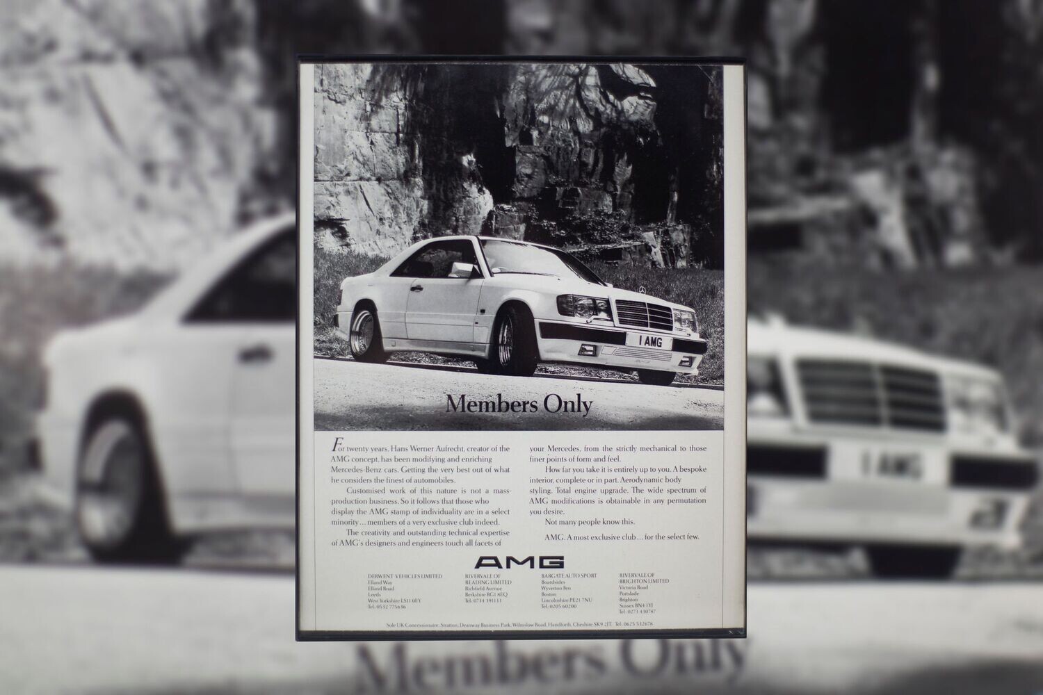 Mercedes Benz - Pre Merger AMG | Type Schrift