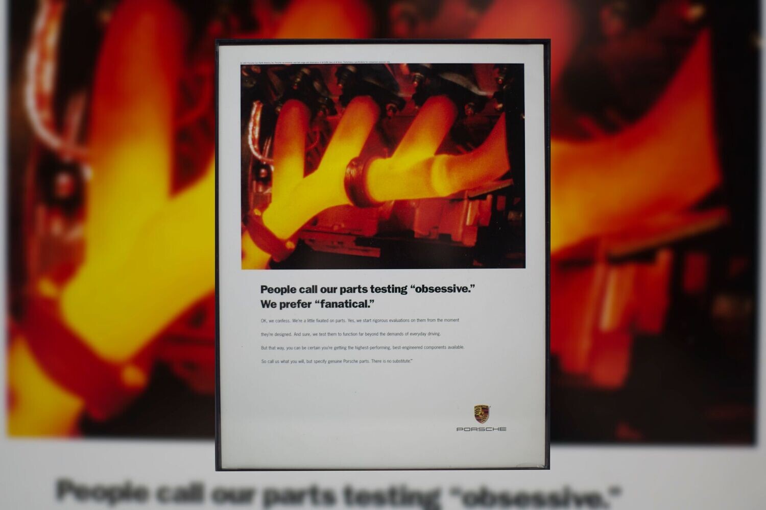 Porsche Testing - Obsessive Fanatical | Type Schrift