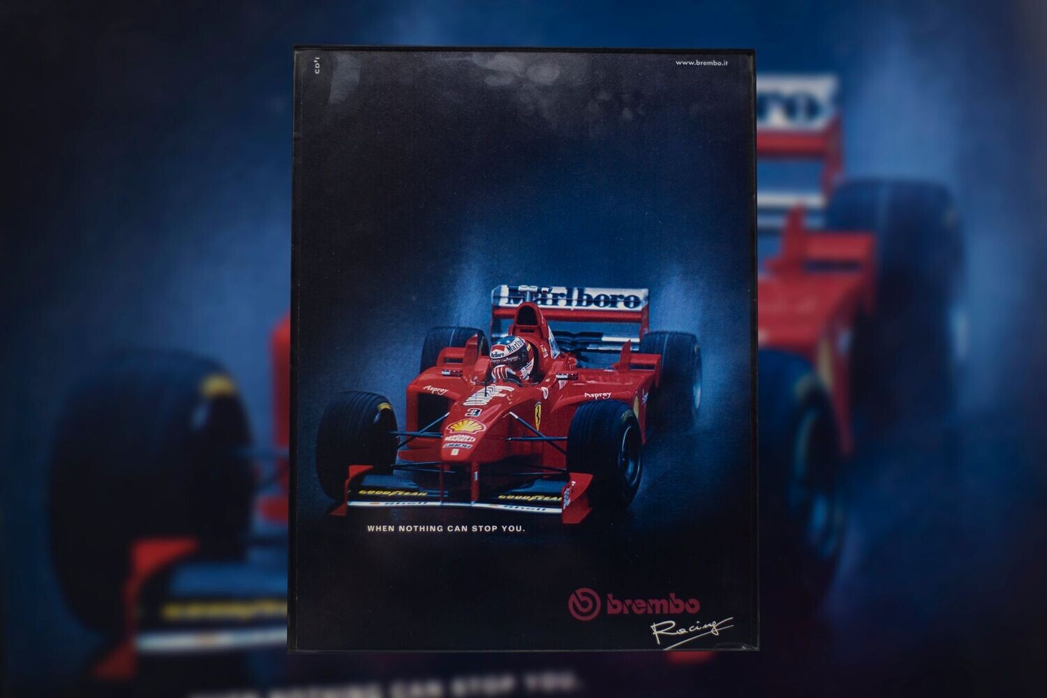 Ferrari F1 - Schumacher Brembo | Type Schrift