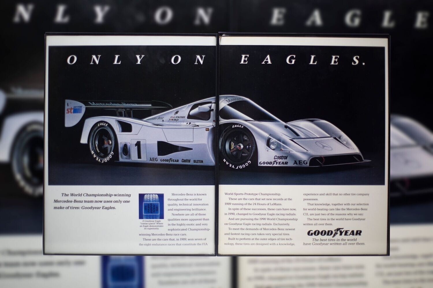 Mercedes Benz - C11 Sauber | Type Schrift