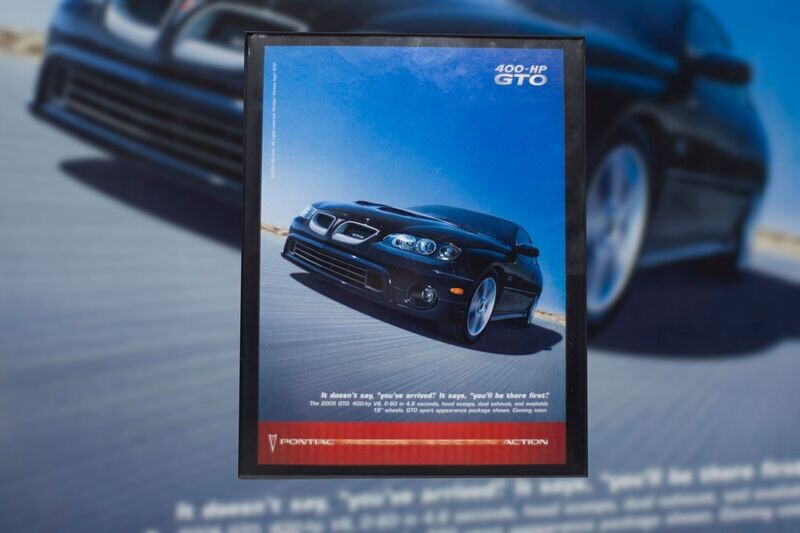 Pontiac GTO - Be there first | Type Schrift