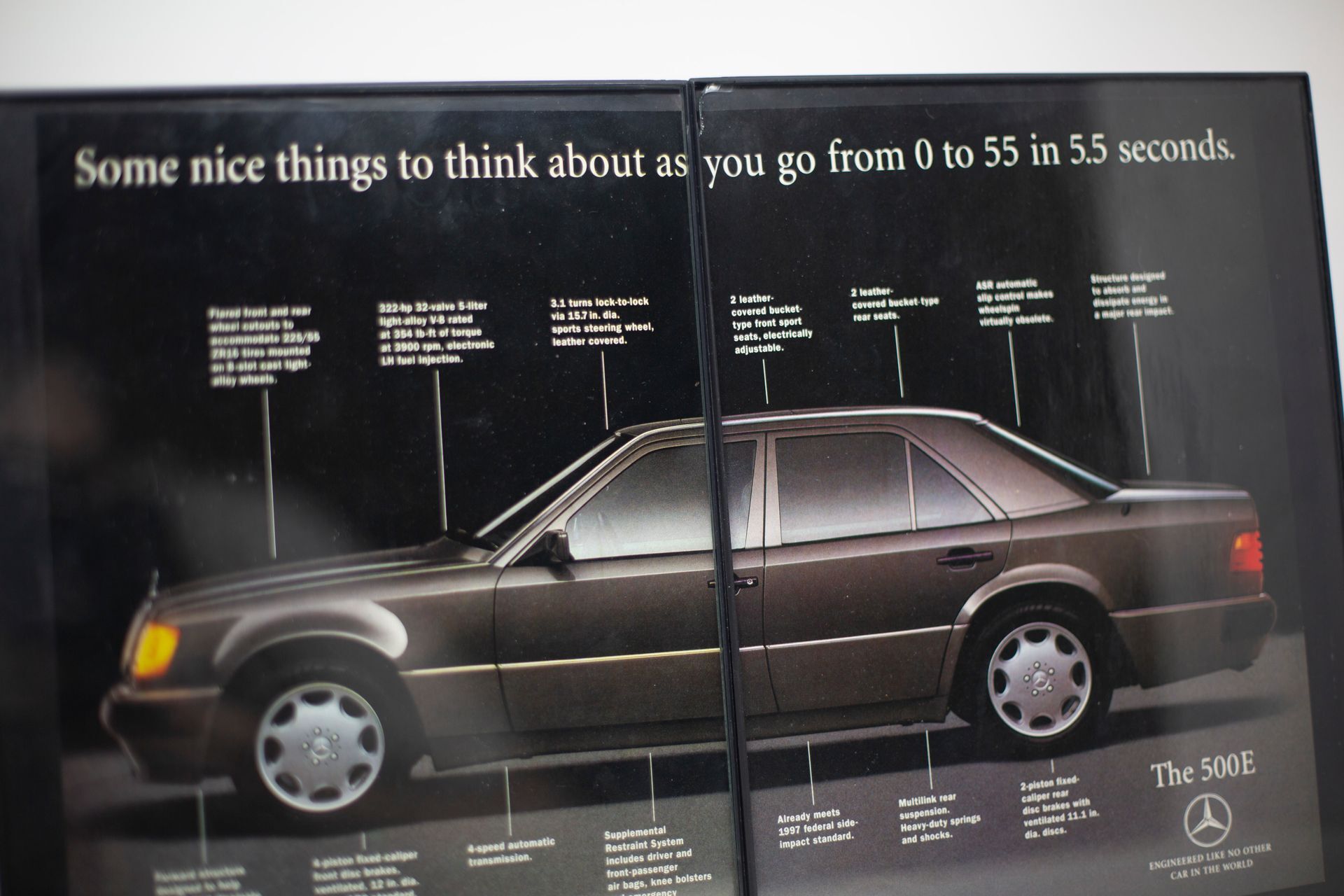 Mercedes Benz - 500E | Type Schrift