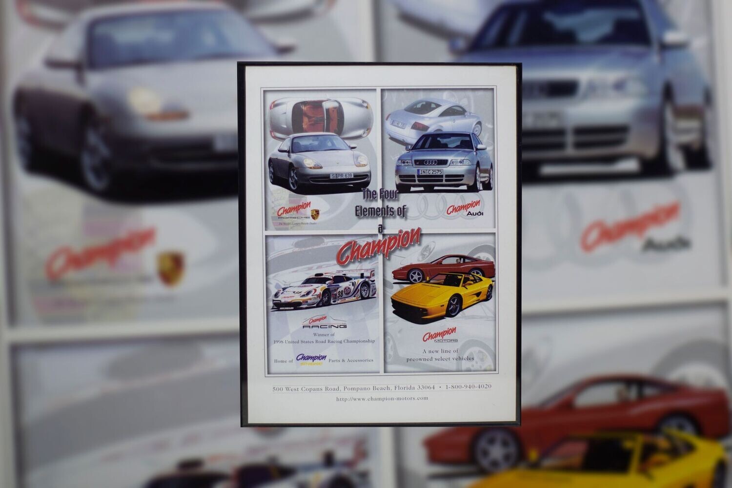 Champion Porsche - 4 Elements | Type Schrift