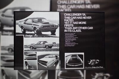 1970 Dodge Challanger T/A - Scat Pack | Type Schrift