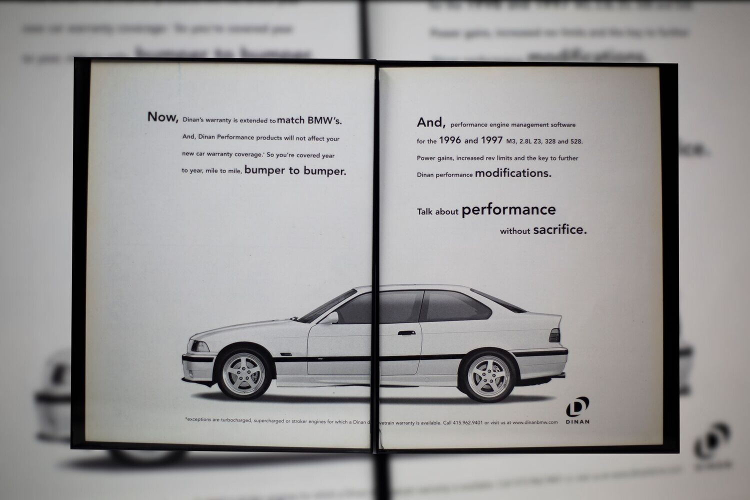 Dinan E36 M3 - Bumper to Bumper | Type Schrift