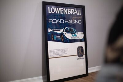 Porsche 962 - Lowenbrau Road Racing - 20x30 | Type Schrift