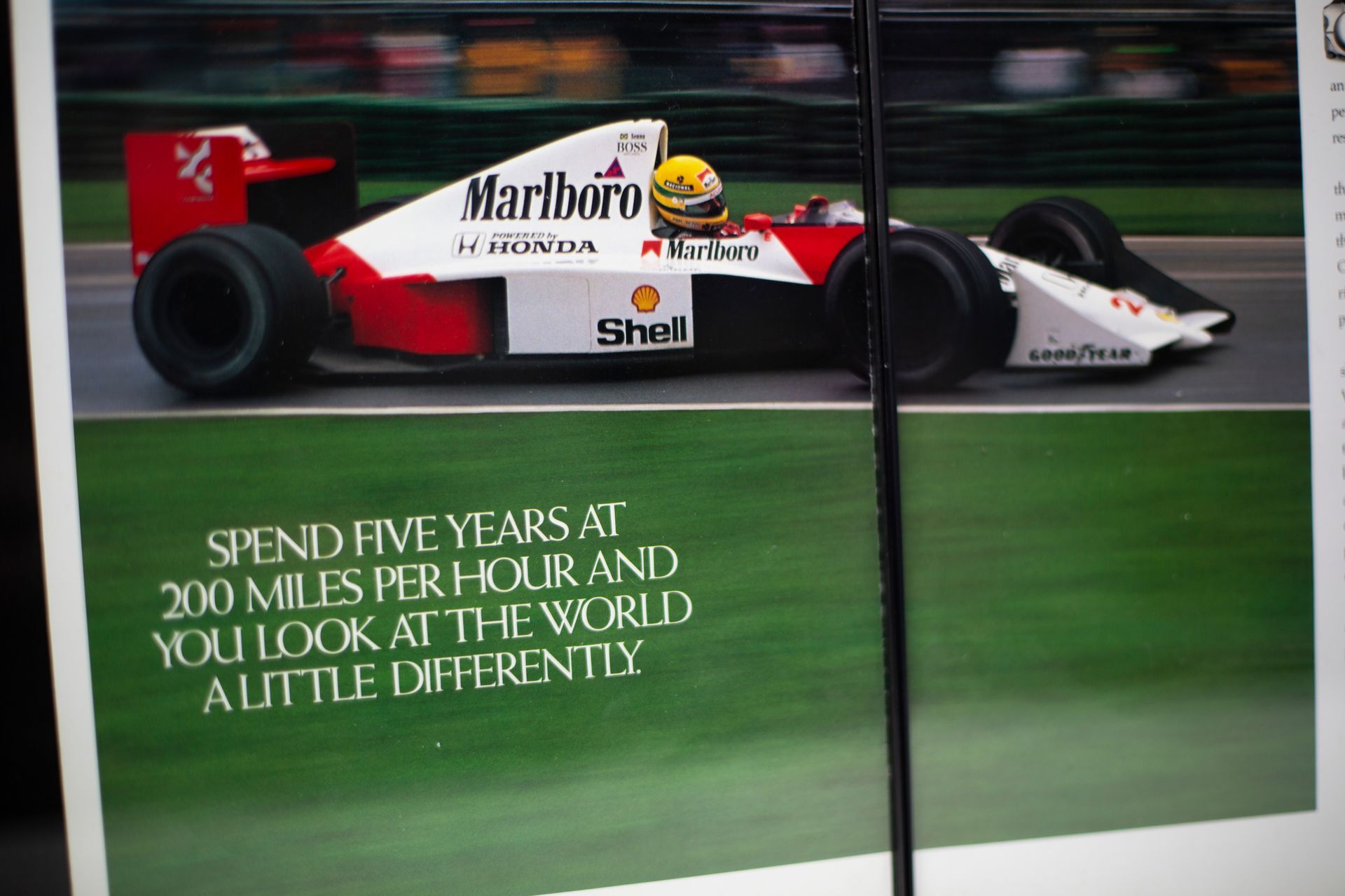 Senna F1 - Acura 200 MPH | Type Schrift