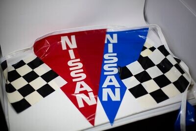 Nissan Motorsport Pennant Banner/Flag - 50 FT | Type Schrift