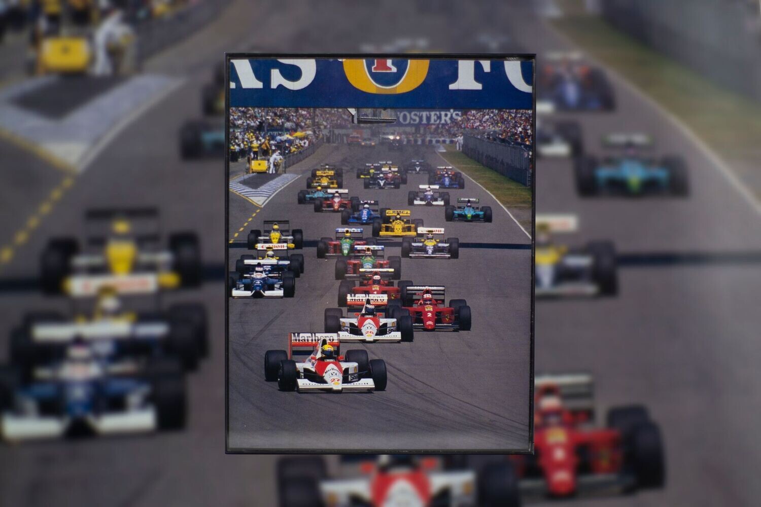 1991 Formula 1 - Hero Cars | Type Schrift