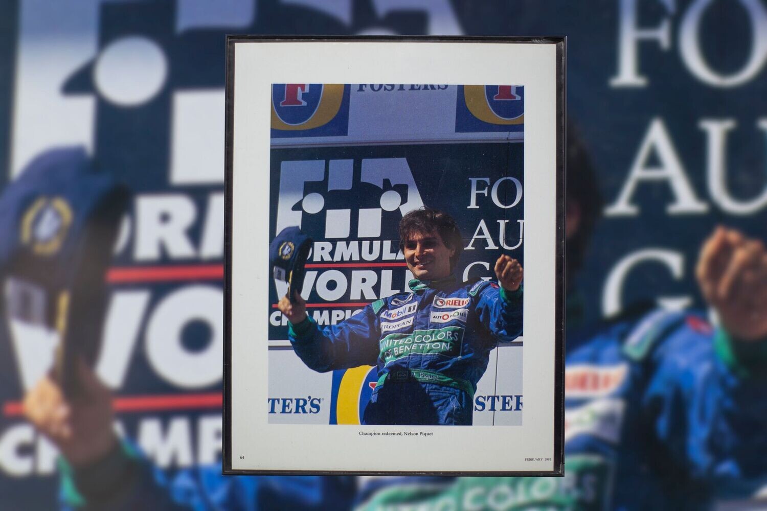 Nelson Piquet - World Champion | Type Schrift