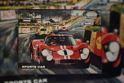 Sports Car - 1968 Ford MK IV - Le Mans | Type Schrift