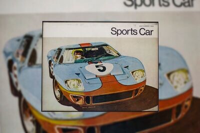 Sports Car - 1968 GT40 | Type Schrift