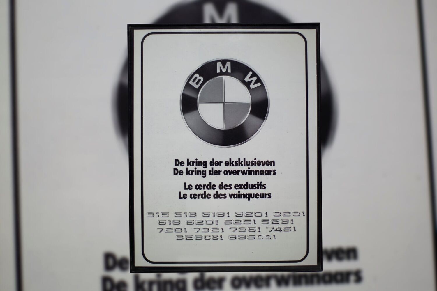 BMW - Circle of Victors | Type Schrift