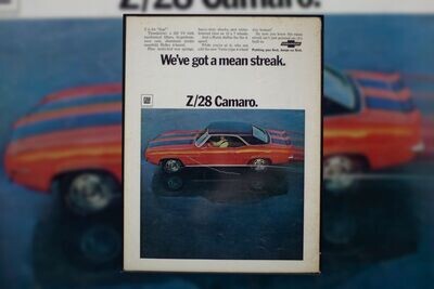 1968 Camaro Z/28 - Mean Streak | Type Schrift