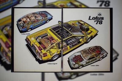 1978 Lotus Esprit - Cutaway | Type Schrift