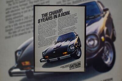 Datsun 280z - The Champ | Type Schrift