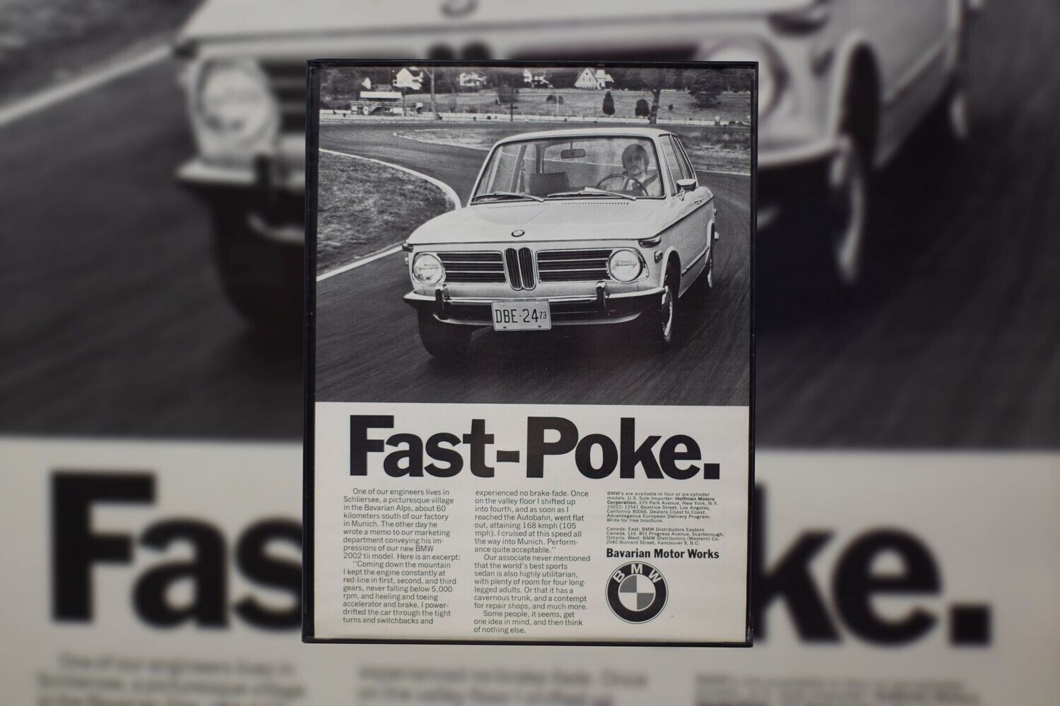 BMW 2002 - Fast Poke | Type Schrift