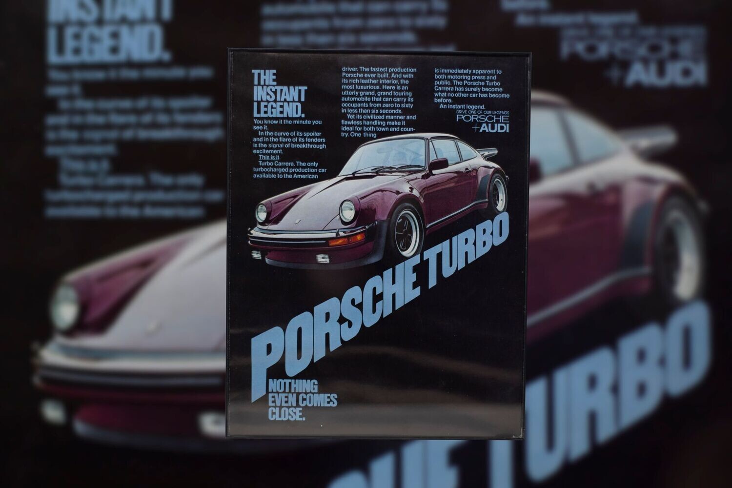 Porsche Turbo 930 - Instant Legend | Type Schrift