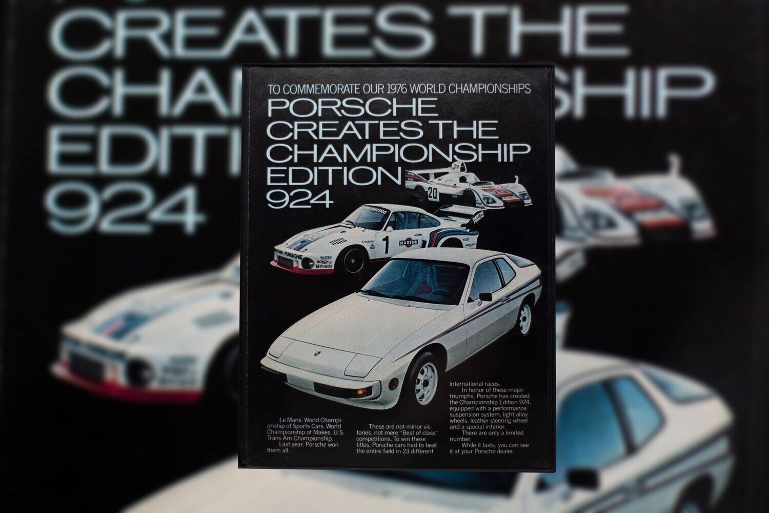 Porsche Championship - 935 / 924 / 936 | Type Schrift