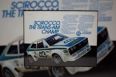 Volkswagen Scirocco - Trans Am Champ | Type Schrift