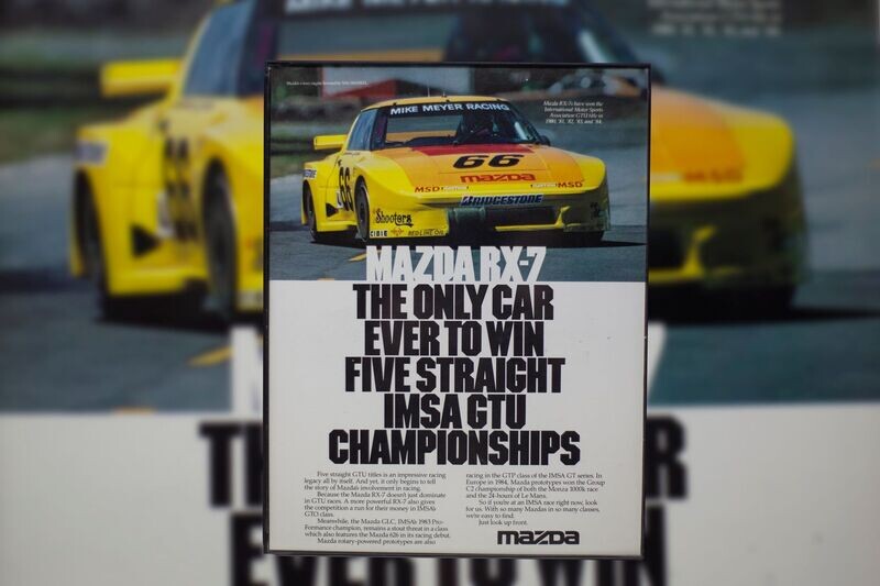 Mazda RX7 IMSA GTU - Five Straight | Type Schrift
