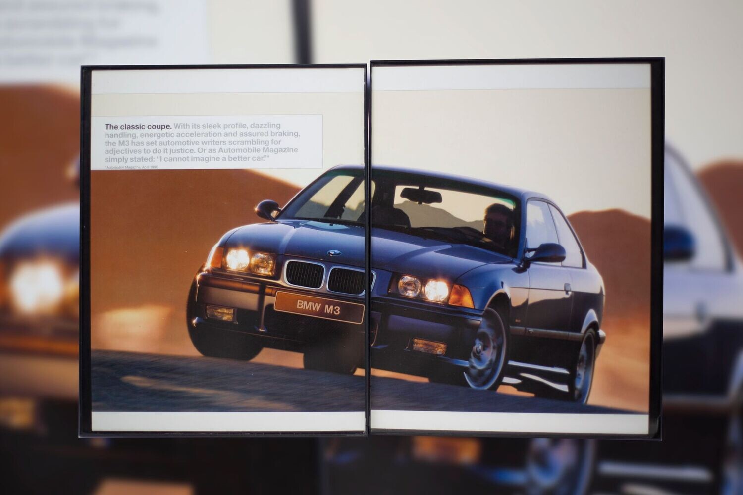BMW E36 M3 - Imagine a Better Car | Type Schrift