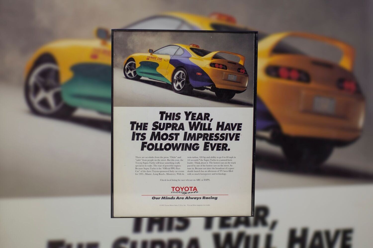 Toyota Supra Turbo - MK4 Pace Car | Type Schrift