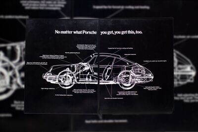 1970 Porsche 911 - X-Ray | Type Schrift