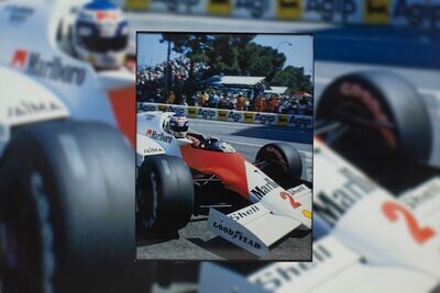 1986 Monaco GP - Keke Rosberg | Type Schrift