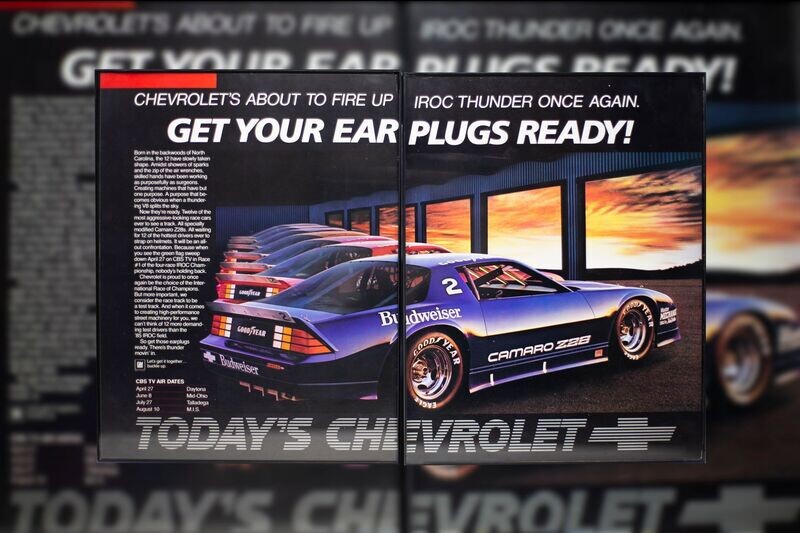 IROC Camaro - Thunder | Type Schrift