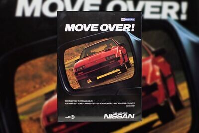 Nissan 300zx - Move Over! | Type Schrift