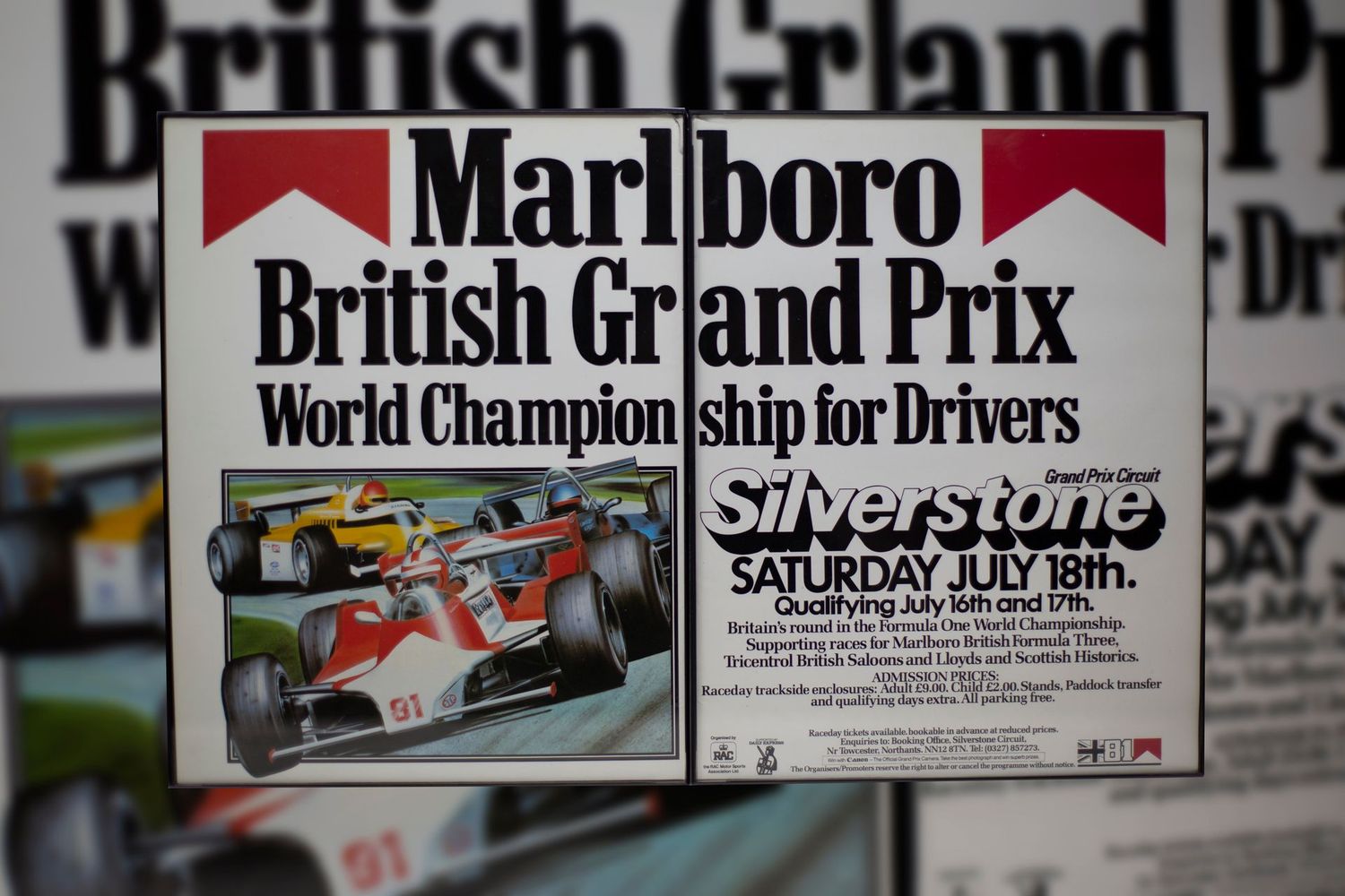 Marlboro Motorsport - British Grand Prix | Type Schrift