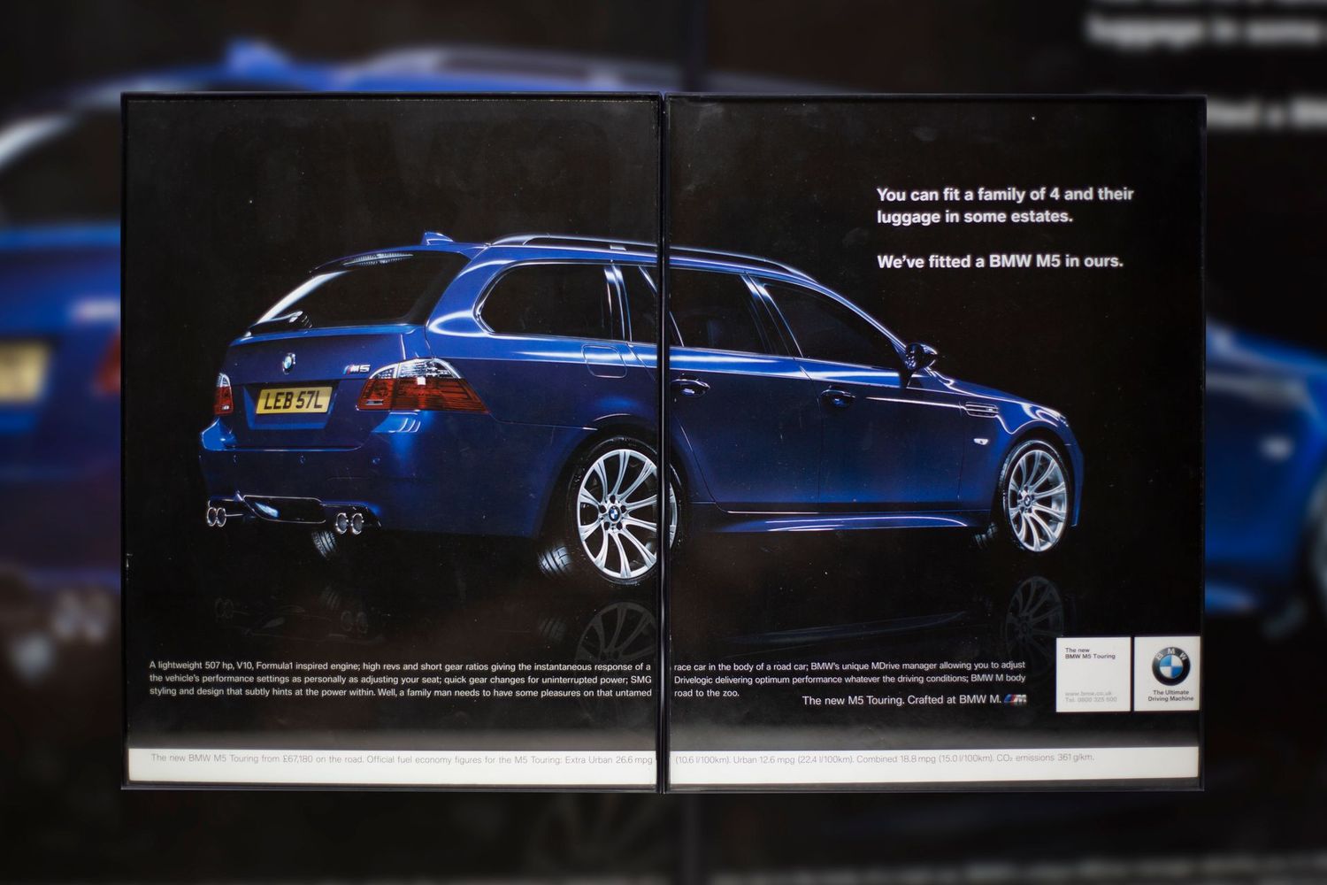 BMW E61 M5 - Fitted a BMW M5. | Type Schrift