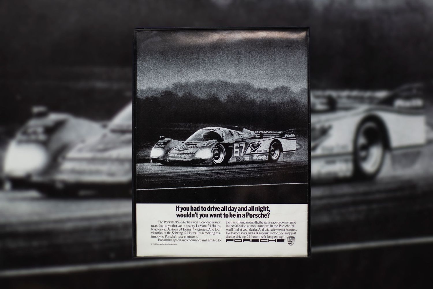 Porsche 962 - LeMans / Miller | Type Schrift