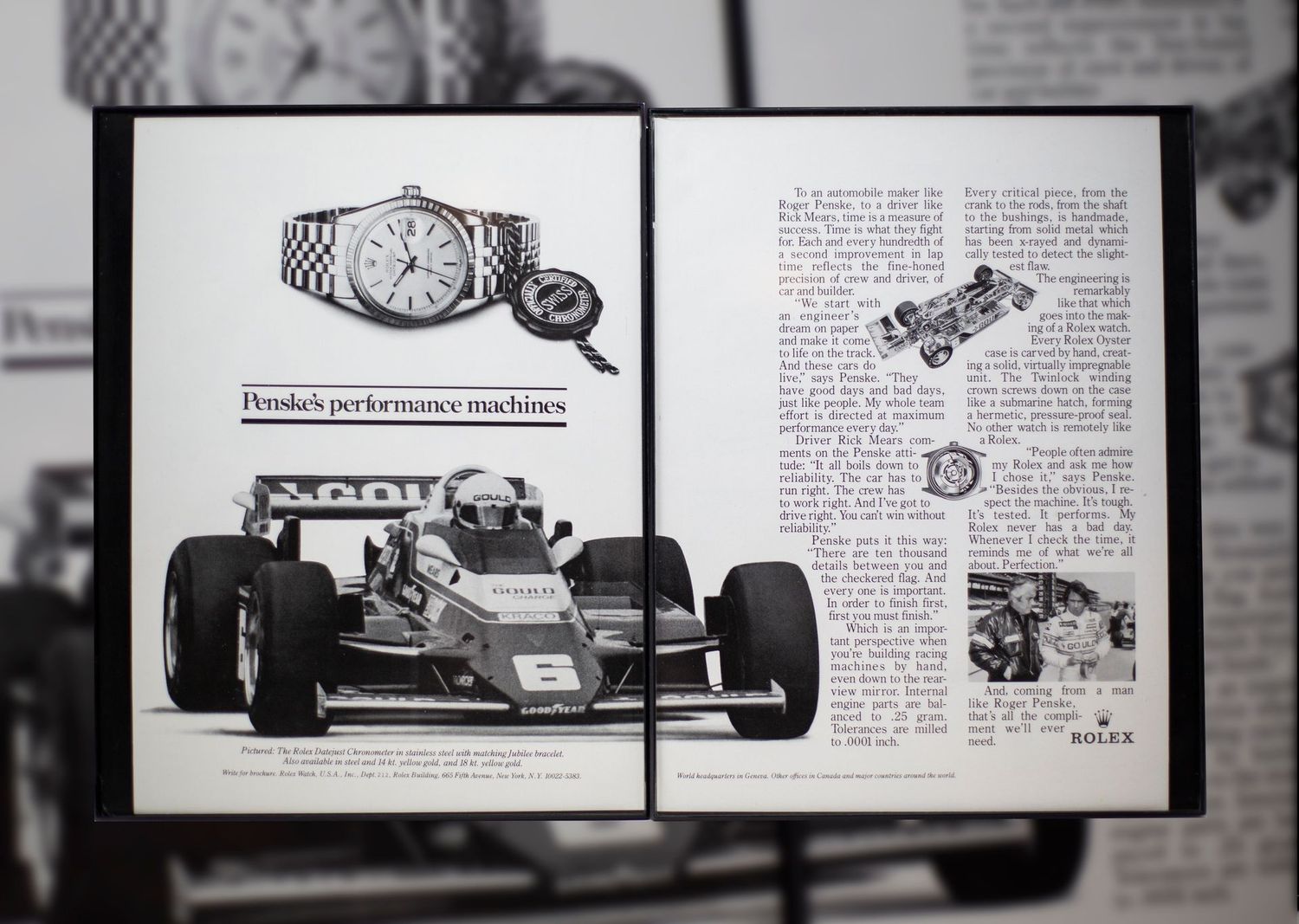 Rolex Motorsport - Penske Machine | Type Schrift