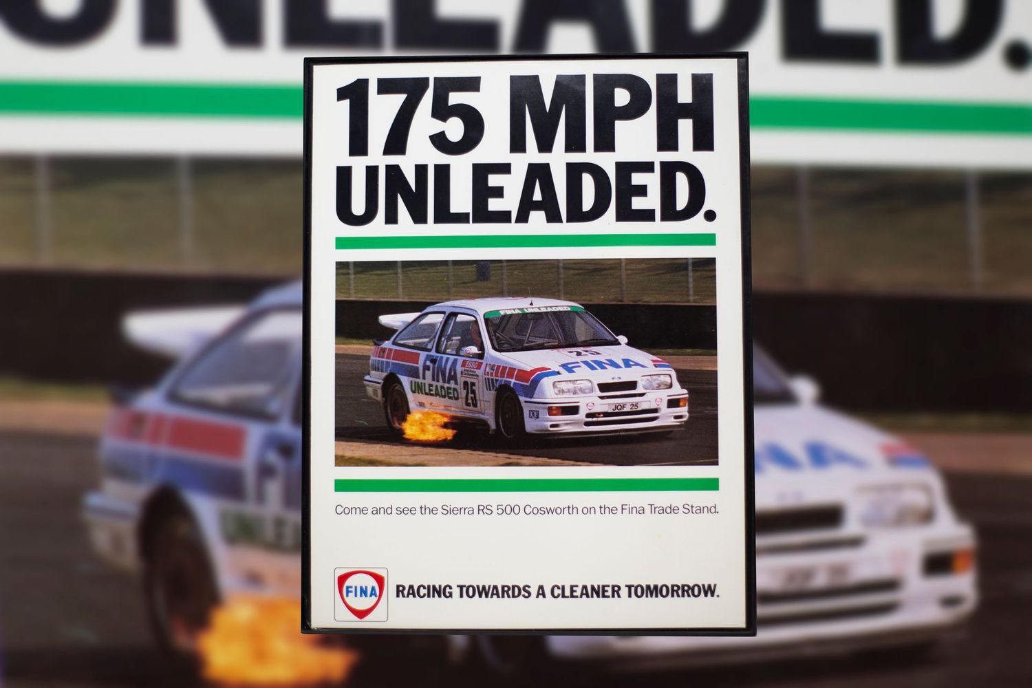 Ford Sierra RS 500 Cosworth - Fina | Type Schrift