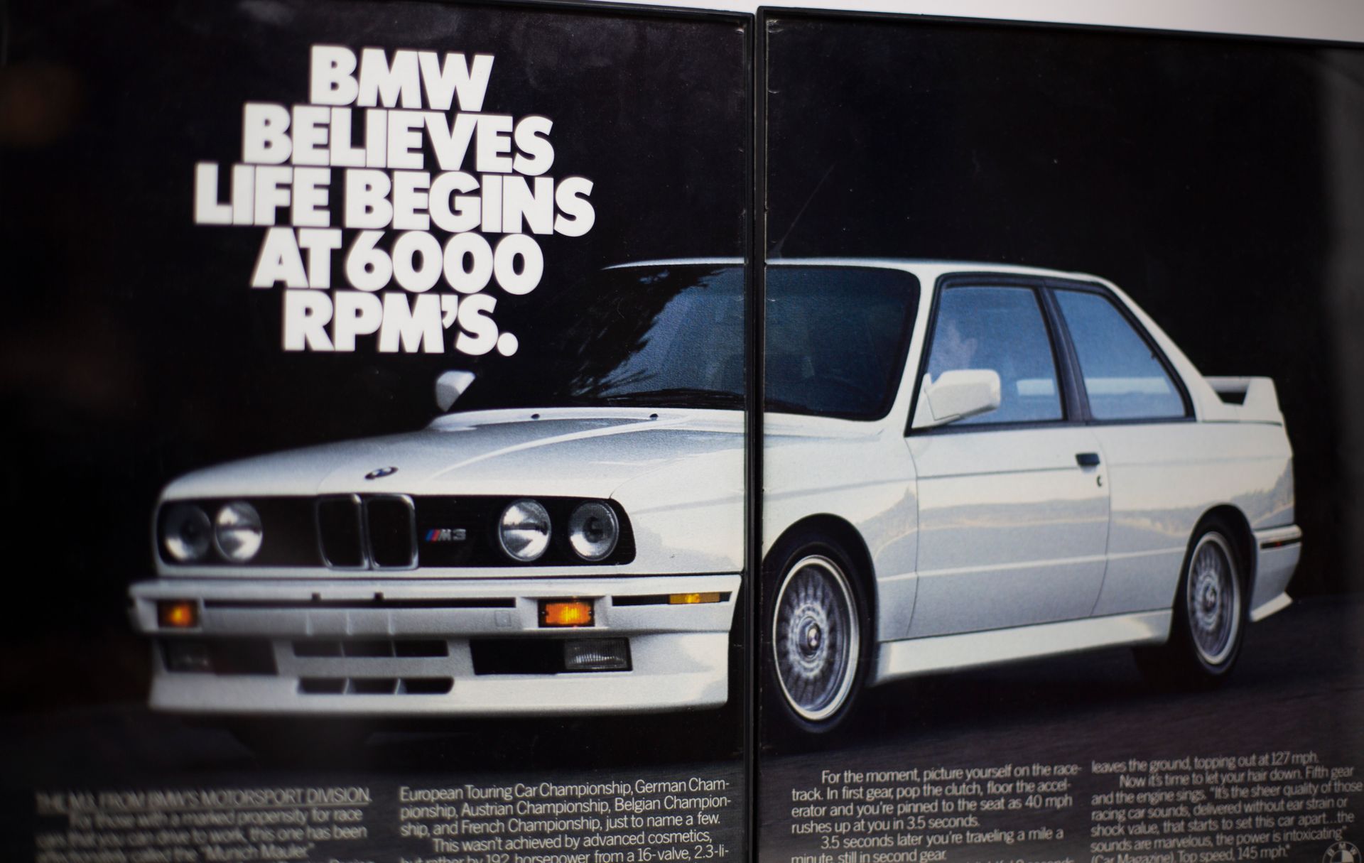 BMW E30 M3 - 6k RPMs | Type Schrift