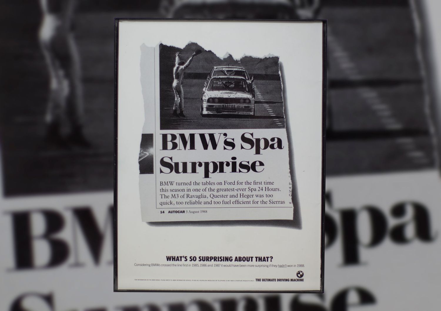 BMW E30 M3 - Spa Surprise | Type Schrift