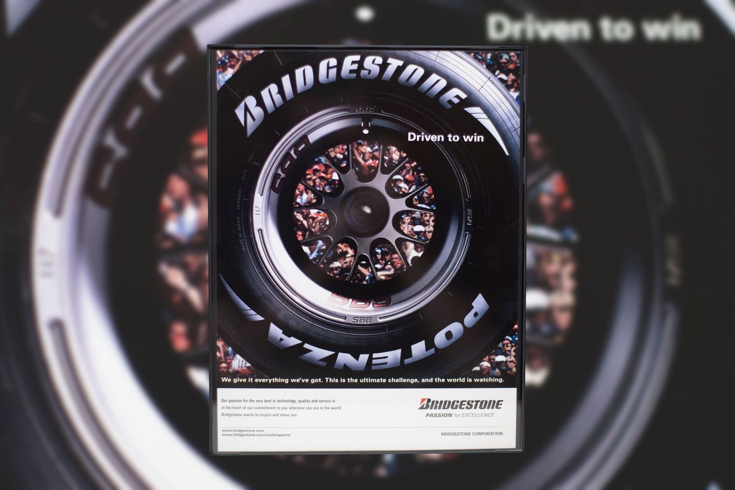 Bridgestone Potenza - BBS F1 | Type Schrift