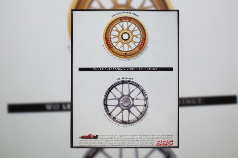 BBS - Michael Schumacher F1 | Type Schrift