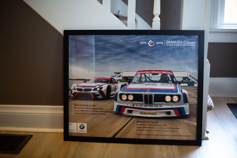 BMW Motorsports - 24x30 - 3.0 CSL & Z4 GTLM | Type Schrift